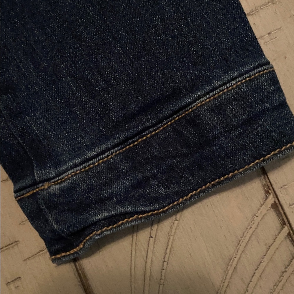 J/M Sportswear by Cato Dark Wash Open Front Denim Jacket Blazer M New - Picture 8 of 11